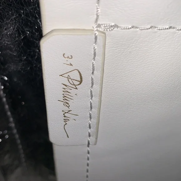 3.1 Phillip LIM Metallic Leather Accordion Tote - Picture 6 of 14